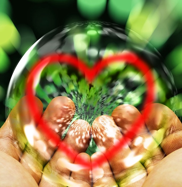 Woman holding a bright white light