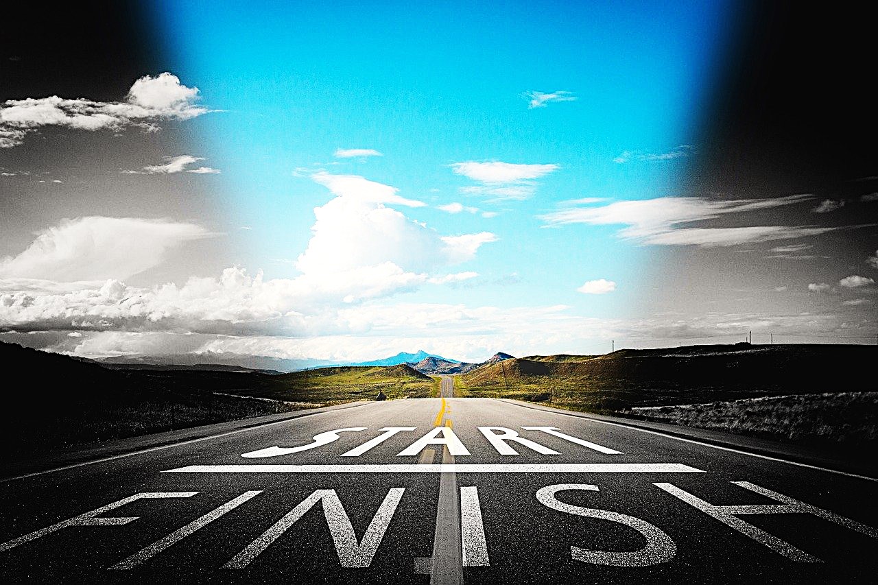 Woman holding a bright white light