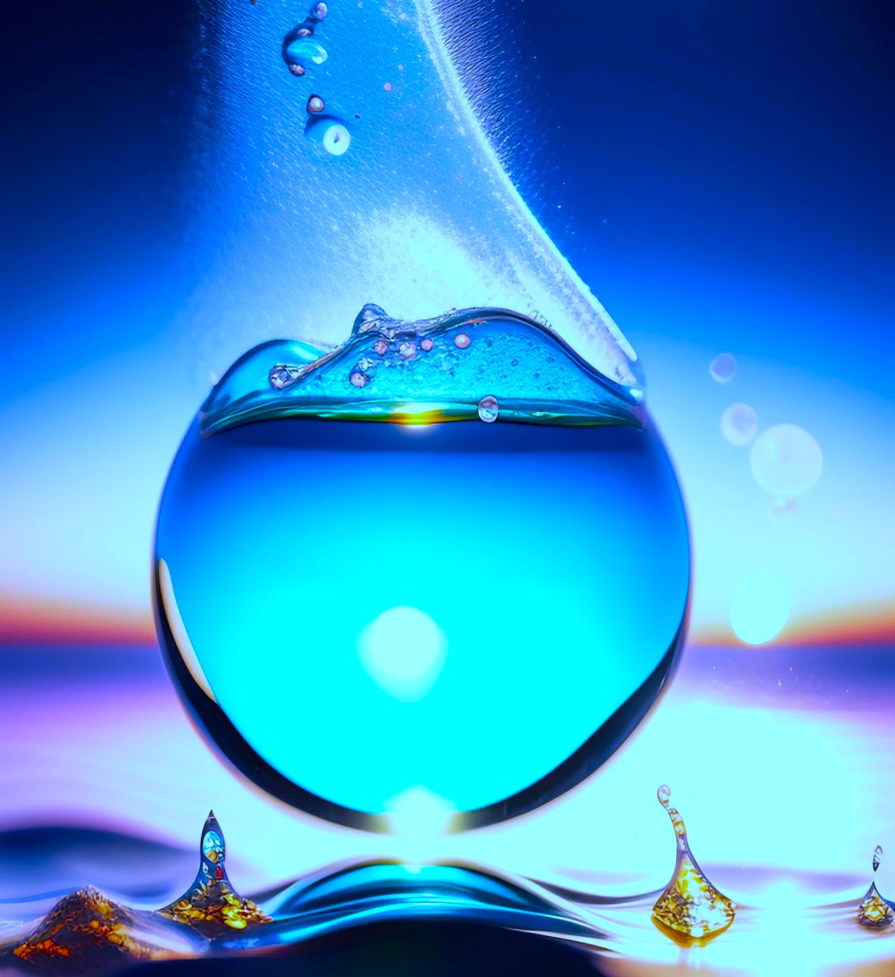 Woman holding a bright white light