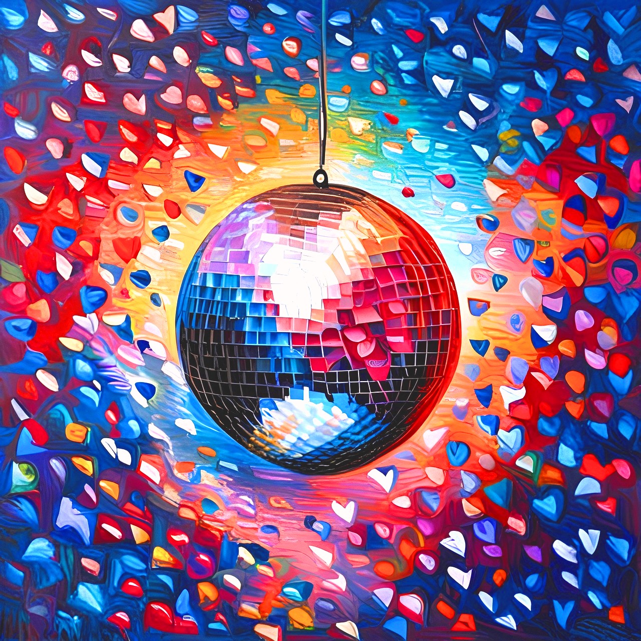 Woman holding a bright white light